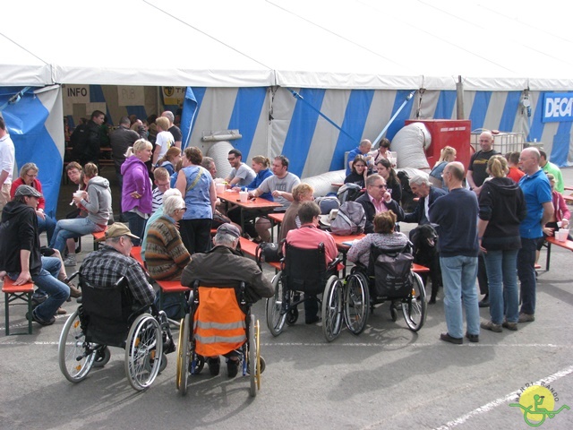 randonnée sportive avec joëlettes, Eghezée, 2014